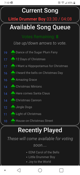 Song List