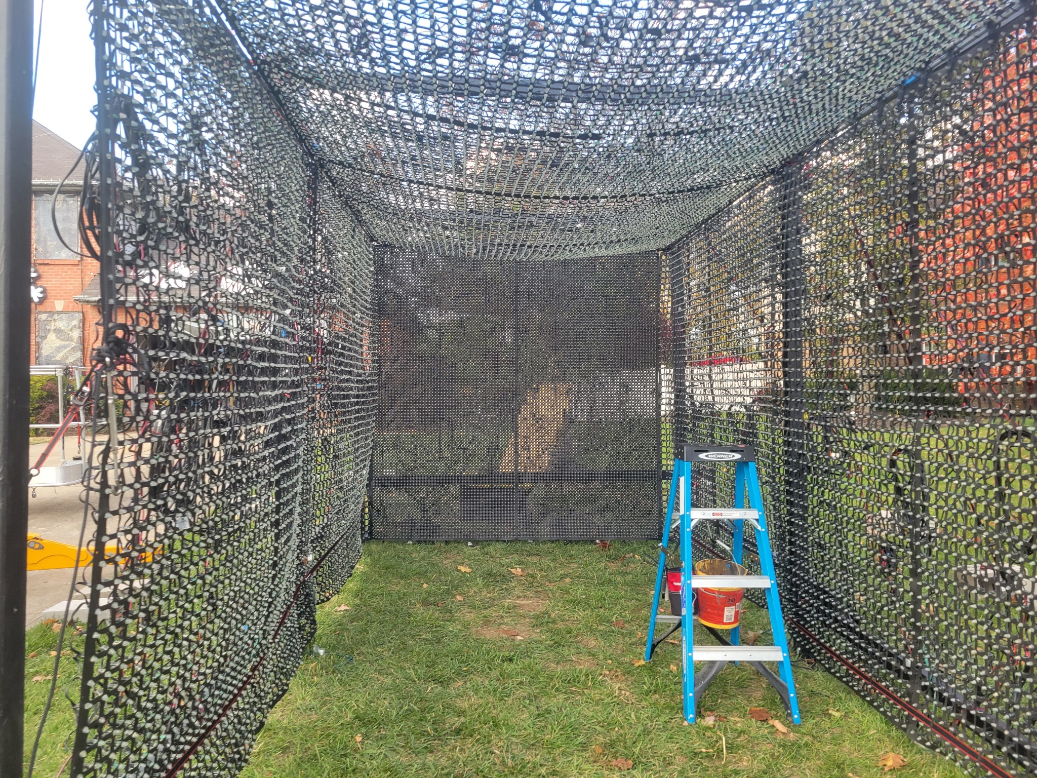 Grid hung, but not wired yet - Nov 2025